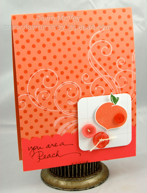 Paper: berry sorbet, melon berry, stamper's select white, guide lines grid card stock<br />...