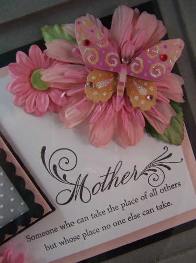 Supplies:<br />
<br />
Keepsake photo frame<br />
<br />
Stamps: Mother, Friends til the...