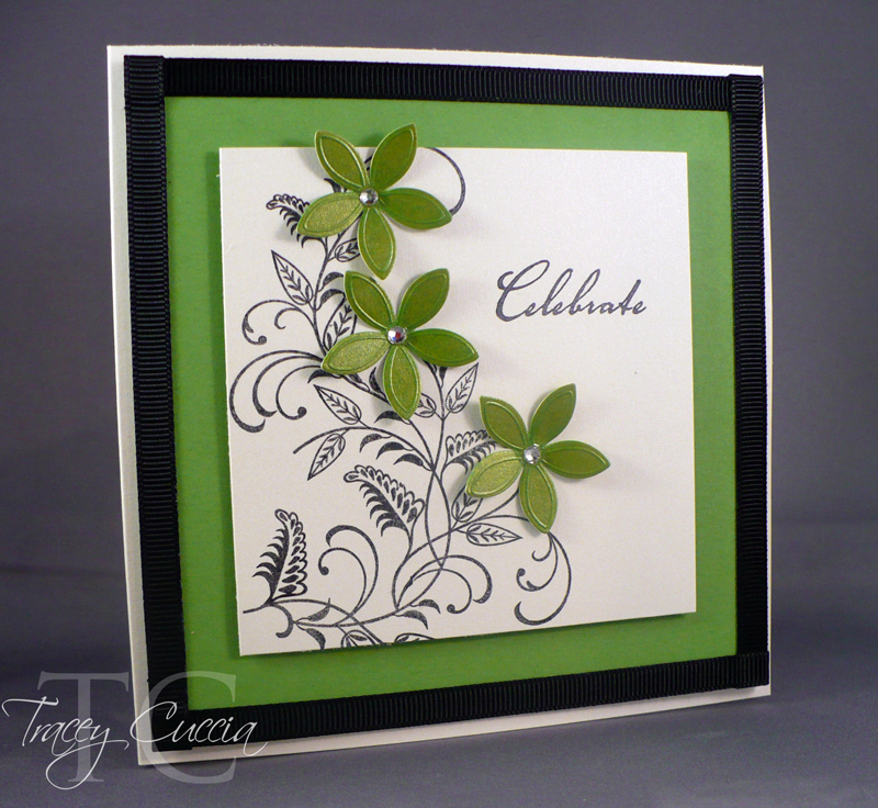 Wedding card for a friend using With Sympathy Flourish, and sentiment from out on a Limb.  New...