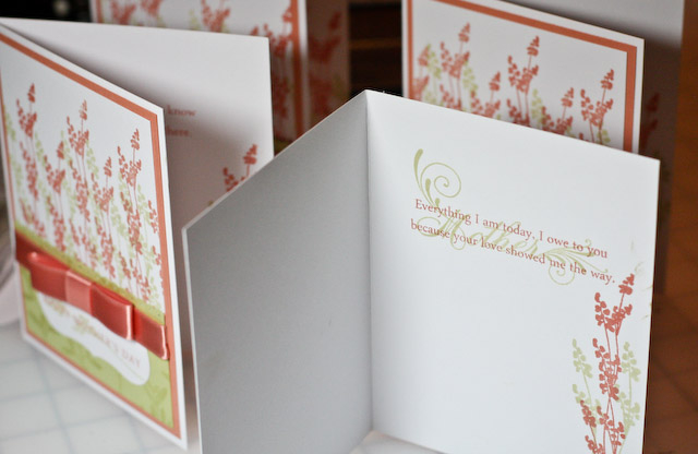 Supplies<br />
Stamps: Life, Mother - Papertrey Ink<br />
Ink: Spring Moss, Melon Berry<br />...