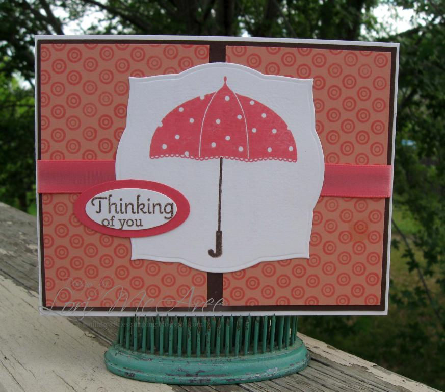 Supplies:<br />
Stamps: Papertrey Scattered Showers &amp; Background Basics Retro<br />
Paper:...