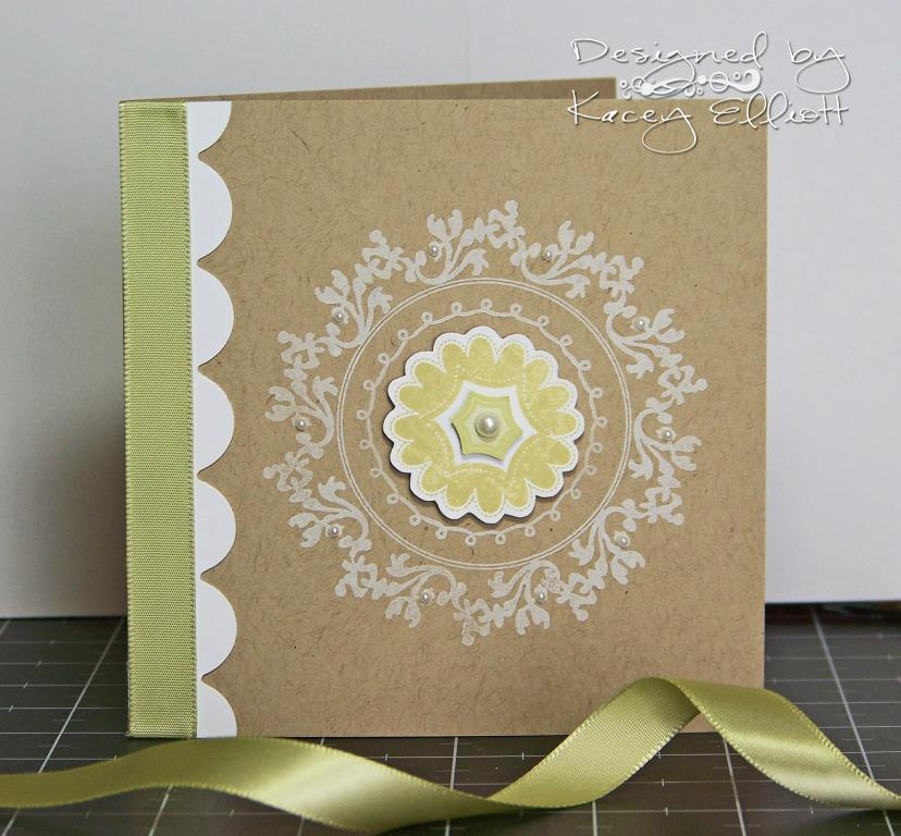 Paper: Kraft and SS White (Papertrey Ink)<br />
Stamps: Graphic Flowers (Art Warehouse),...