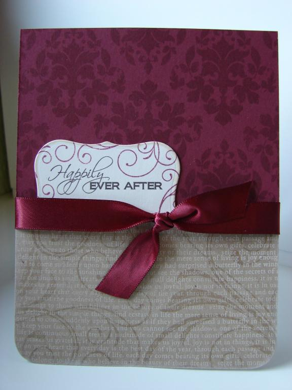 Cardstock:  Scarlet Jewel, Vintage Cream &amp; Kraft<br />
Stamp Sets:  Fancy Flourishes,...