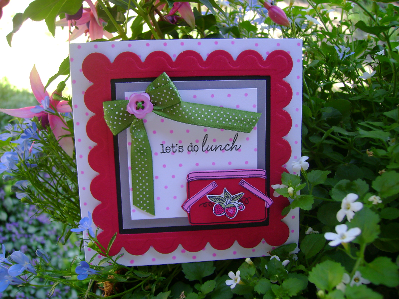 Let&#039;s Do Lunch. Made this for Dawn&#039;s color challenge #11