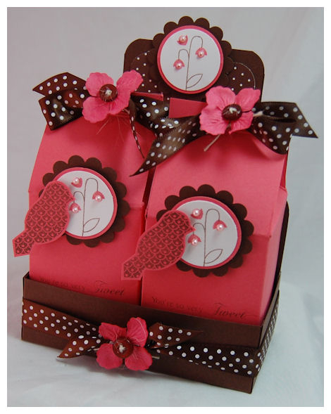 I just wanted some very pretty packaging for a gift. I thougth Dove Chocolates would be PERFECT...