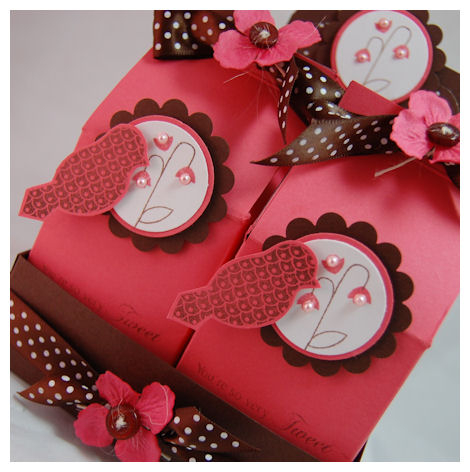 I just wanted some very pretty packaging for a gift. I thougth Dove Chocolates would be PERFECT...