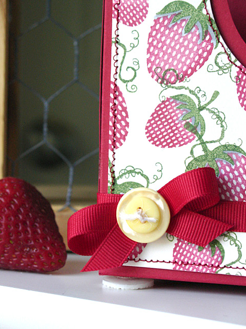 My sewing maching was acting up and doing some loose stitching...I loved the way it turned out,...