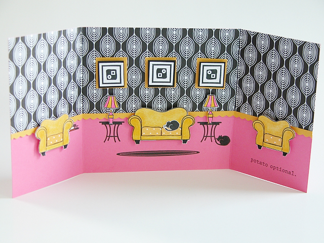 Stamps: On my Couch &amp; Additions<br />
Paper: Hibiscus Burst, Summer Sunrise, True Black,...