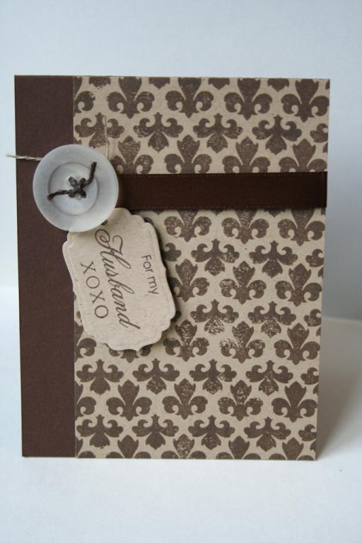 Stamps: Damask Designs, Men of Life, Heart Prints (PTI)<br />
Paper: Dark Chocolate, Kraft<br...
