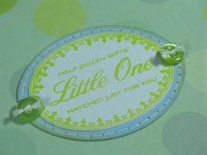 Baby Egg Box Label