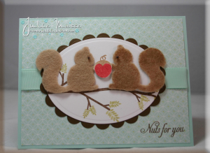felt squirrels