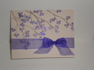 Purple card