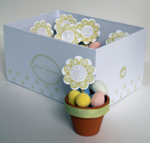 Chocolate Garden Egg Box - Interior