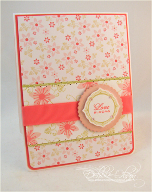 Love Blooms Wedding card