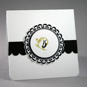 Place Setting Table Card