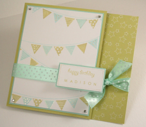 Sparkle Pennant Card