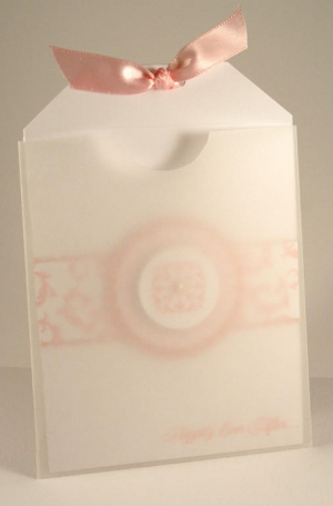 03.11.08 Wedding Tag Card in envelope