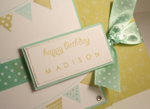 stamped madison block