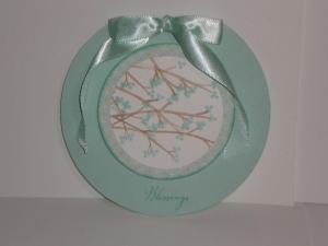 Papertrey Easter Round Card