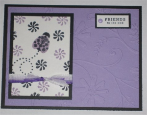 black, white, purple
