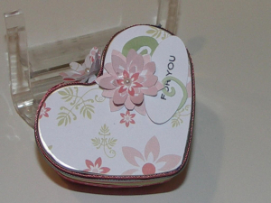 Heart Tin:  Top to coordinate with Berry Sorbet
