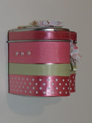 Heart Tin:  Berry Sorbet Ribbons