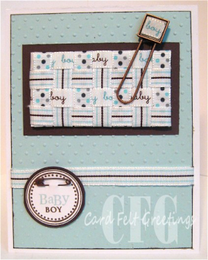 Baby Boy - Char's Ribbon Card