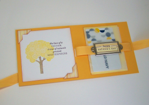 Father's day Gift card holder inside