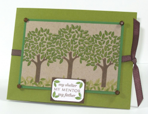 Fathers Day Card Tree