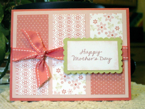 Mother's Day quilt card