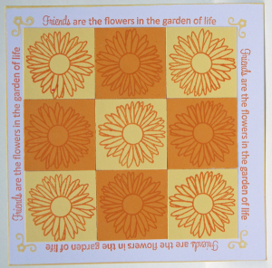 Friends Quilt card