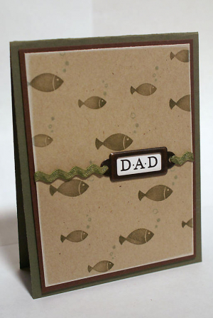 Dad's Fish card