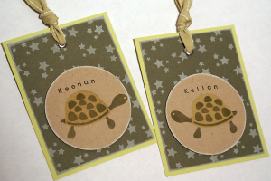 Turtle gift tags