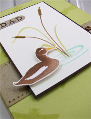 Detail from Pond Life Happy Father's Day