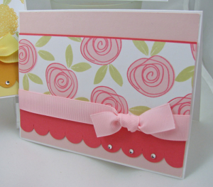 Sweet Blush Garden of Life notecard from set