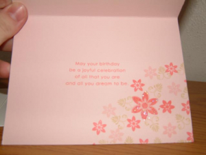 Scraps card
