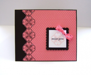Sweet Miss you card