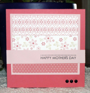 Happy Mother's Day in Pink Patterns scraps