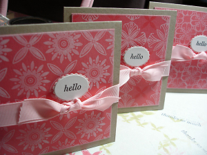 Simple Hello cards