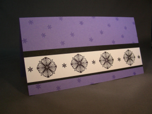 Black and white plus purple