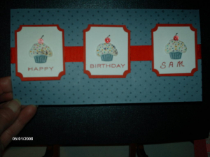Sams Happy Birthday Card