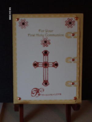 Card for Nephews 1st Holy Communion