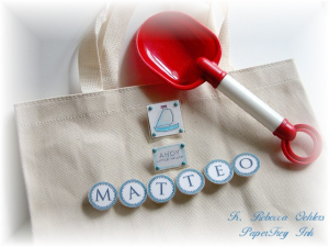 Personalized Diaper/ Beach Bag