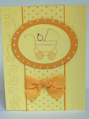 Pierced Baby Buggy card