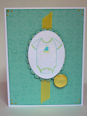 Sailboat Onesie card
