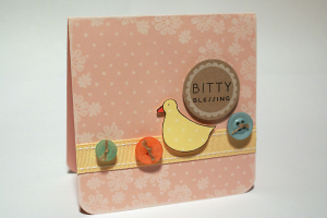 Bitty Blessings Baby Duck Card