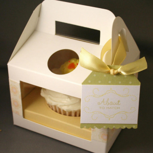 Cupcake take out box