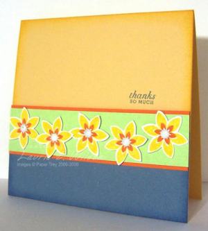 Floral thanks