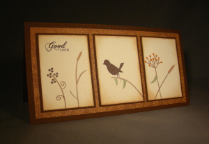 three panel good luck