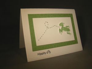 Hippity HOP stitched embossing for May Blog Hop